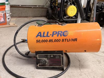 ALL-PRO 50,000-85,000 BTU/HR Propane Forced Air Construction Heater