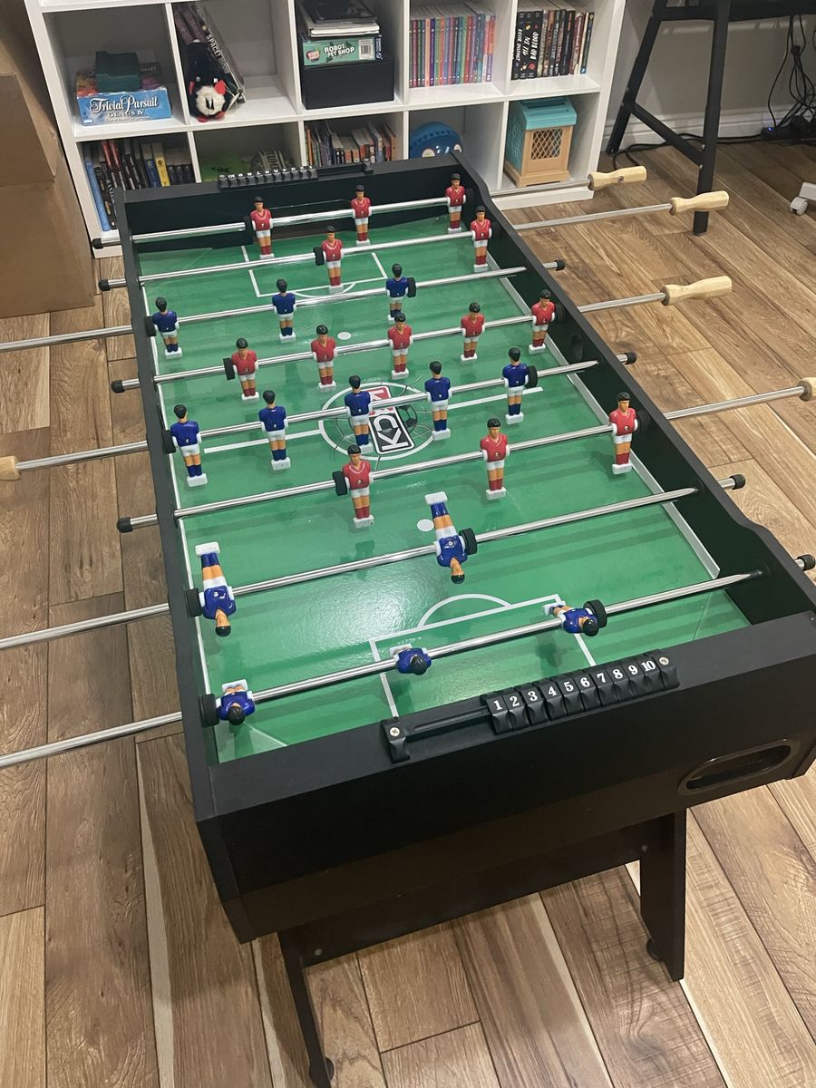 Foosball Table - Full Size - As New - Foldable