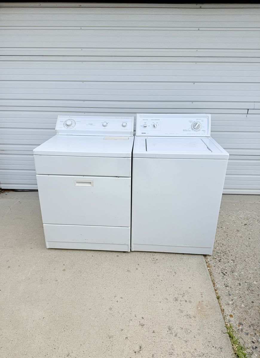 Washer And Electric Dryer