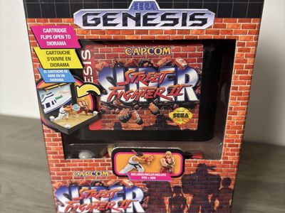 Sega Genesis Street Fighter II Ken Stage Diorama Capcom Ryu Ken Action Figures