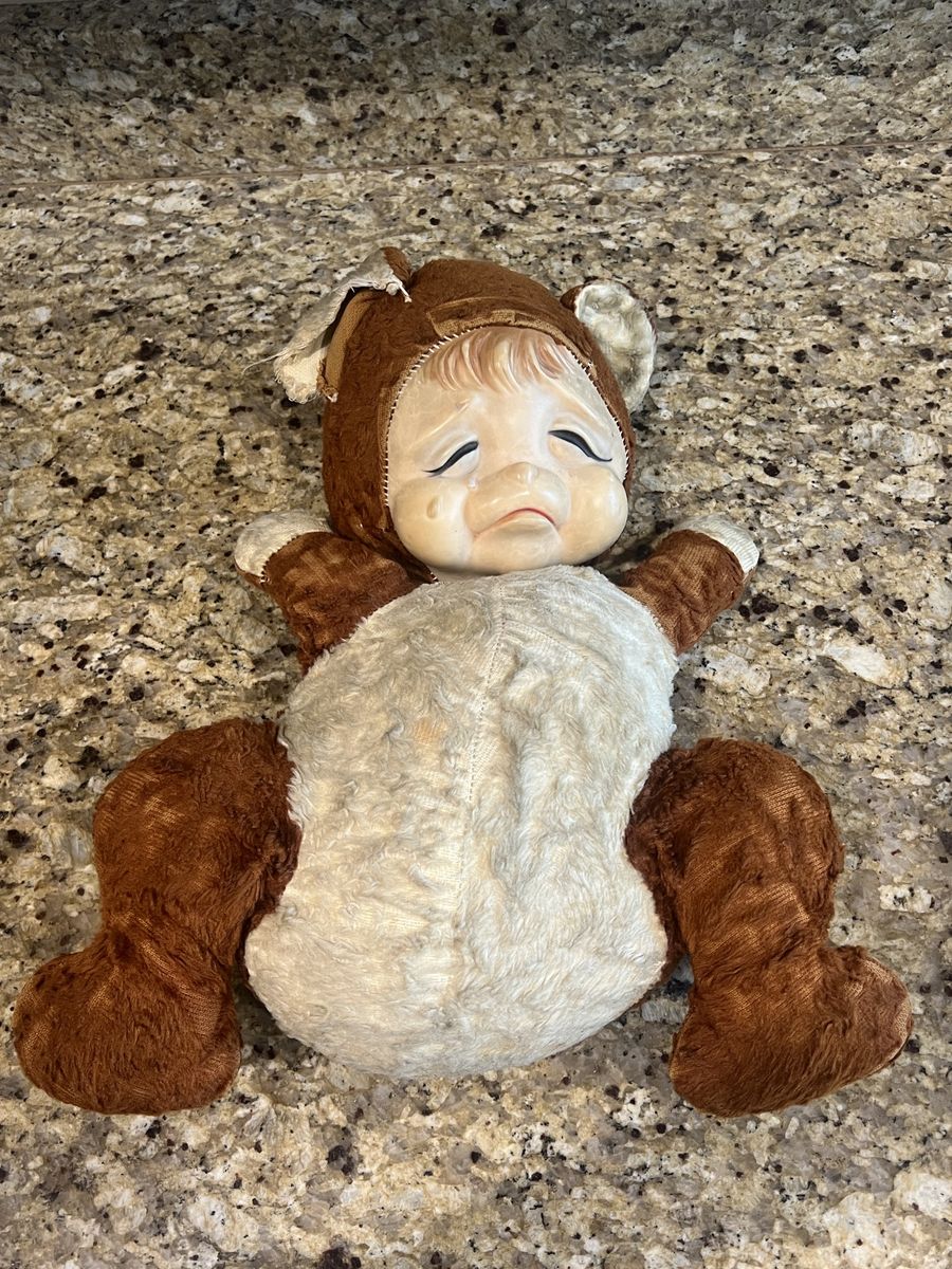 Vintage Rushton Rubber Face Bear