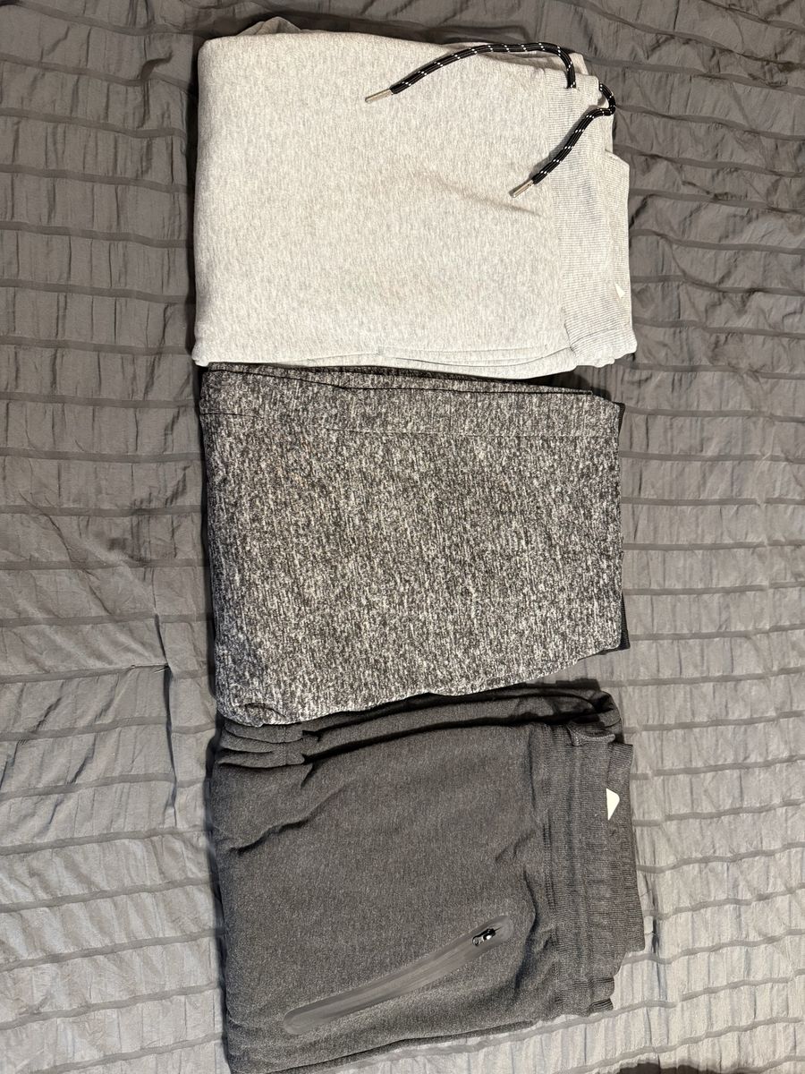 Men's Assorted Athletic Joggers/Sweatpants - 3 Pack, Size 2XL