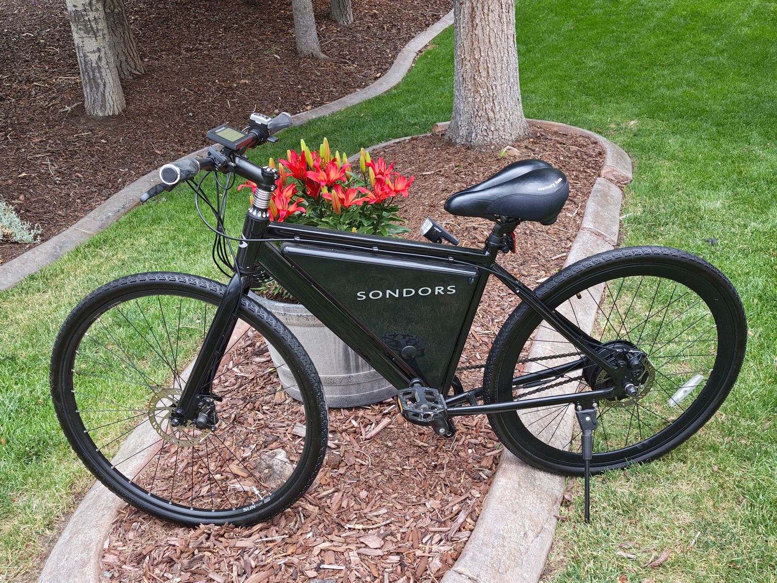 Sondors Black Electric Bike E-Bike