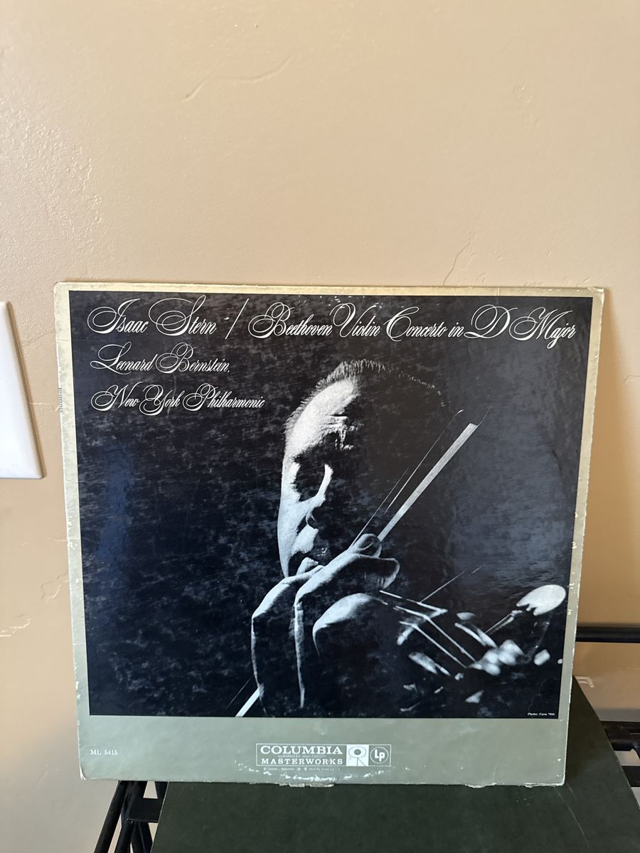 Isaac Stern / Beethoven Violin Concerto in D Major LP Vinyl Record Columbia Masterworks