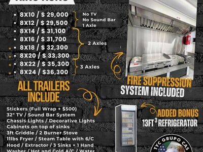 Brand new Food TraIlers