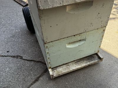 Bee hive equipment.
