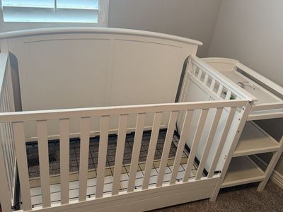 Free Crib with changing table.