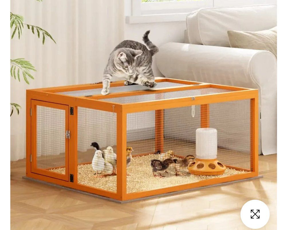 New Wooden Indoor Outdoor Portable Foldable Pet Cage
