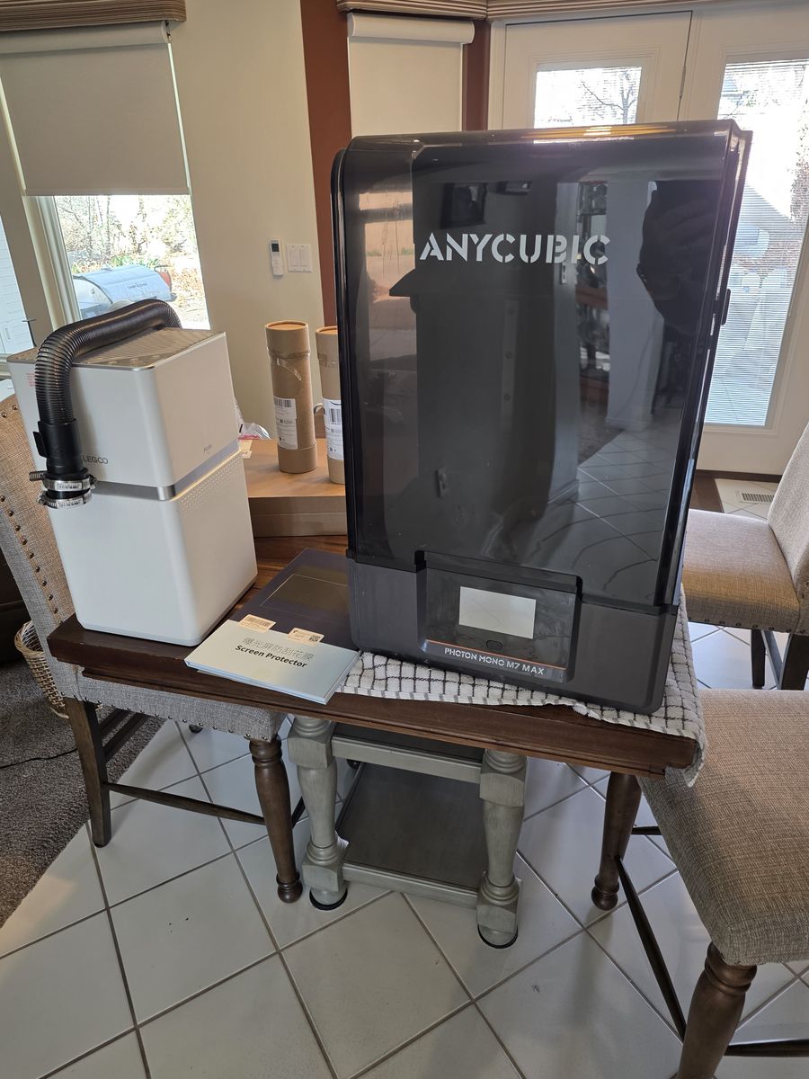 Anycubic Photon Mono M7 Max resin 3D Printer complete bundle