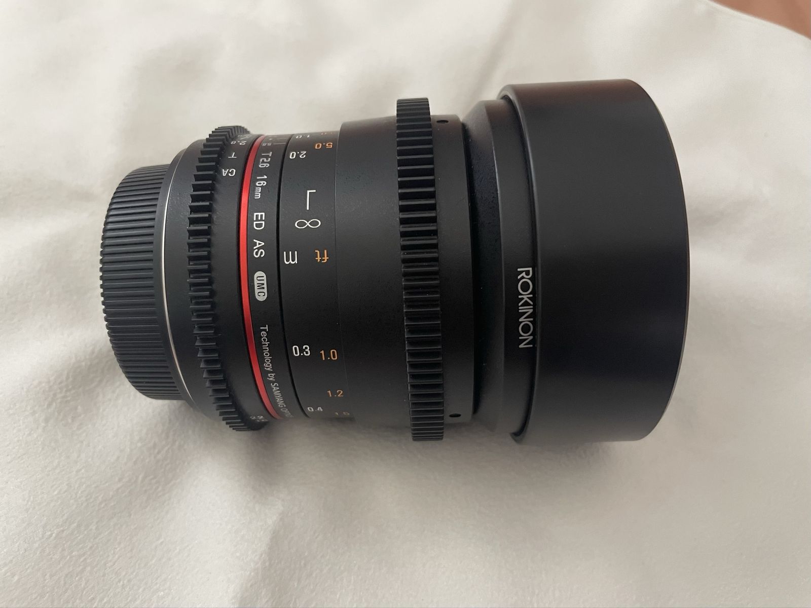 Rokinon 16mm T2.6 Cine DS Lens Canon EF Mount