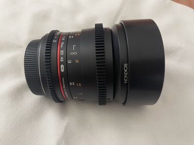 Rokinon 16mm T2.6 Cine DS Lens Canon EF Mount