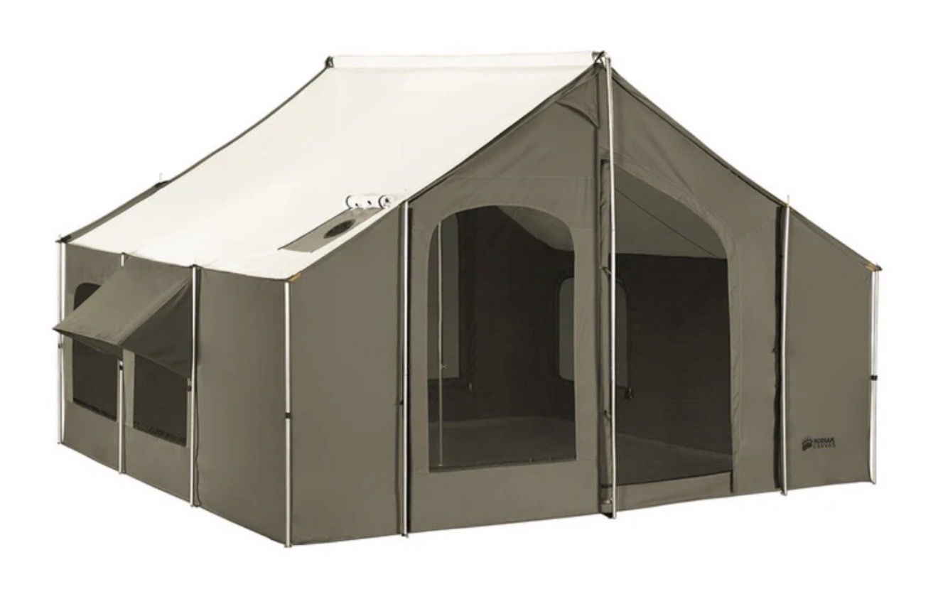 Kodiak canvas 12x12 stove lodge cabin tent like new