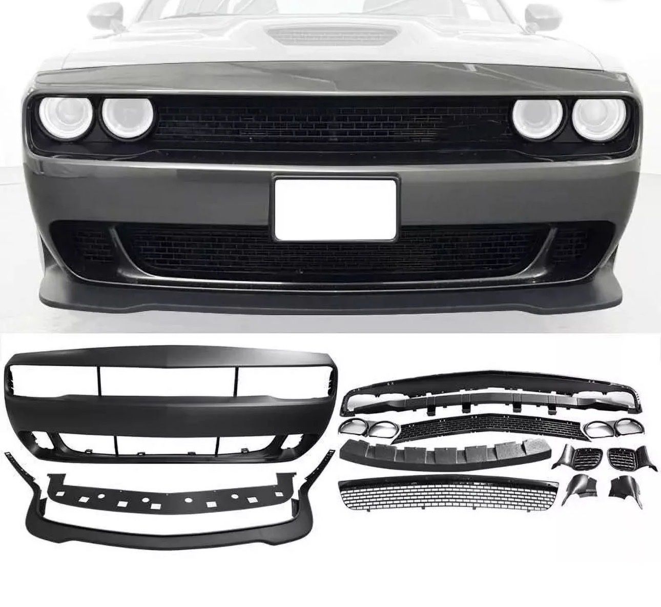 Dodge Challenger Hellcat Style Bumper