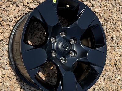 2022 Ram 1500 OEM 18” Black Wheels – Set of 4 – Excellent Condition