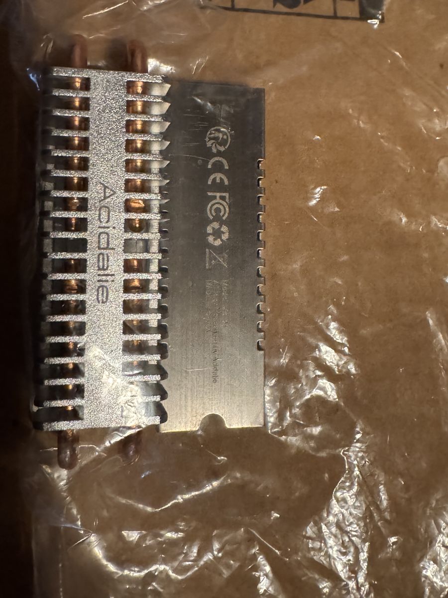 ACIDALIE M.2 2280 Double‑Aluminum Heatsink Kit