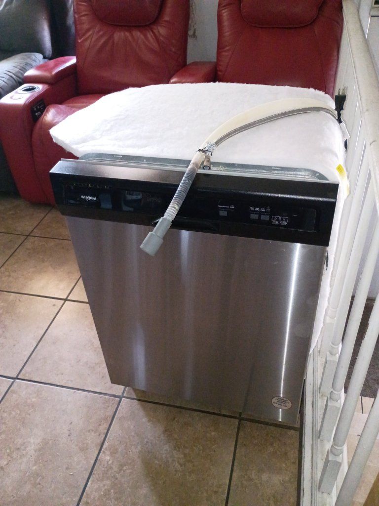 Whirlpool Stainless Steel Portable Dishwasher - Used, Good Condition