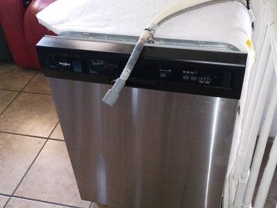 Whirlpool Stainless Steel Portable Dishwasher - Used, Good Condition