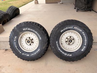 15” 6x5.5 wheels and tires