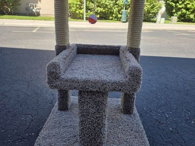 Carpeted Multi-Level Cat Tree Tower with Scratching Posts