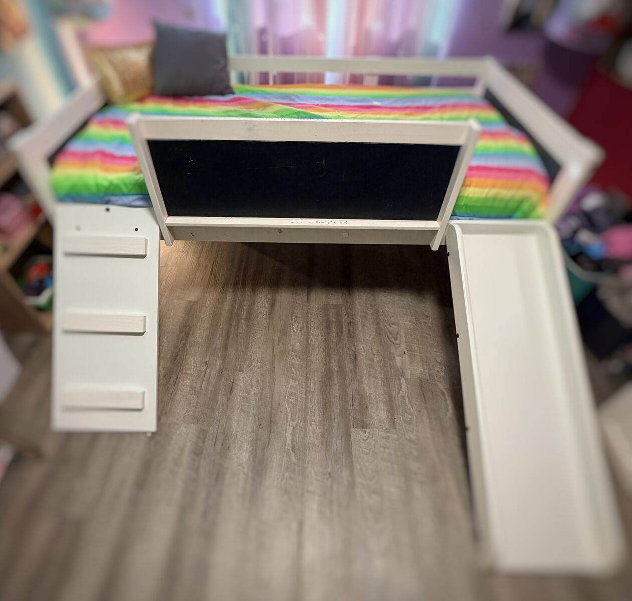Kids Loft Bed With Slide And Ladder