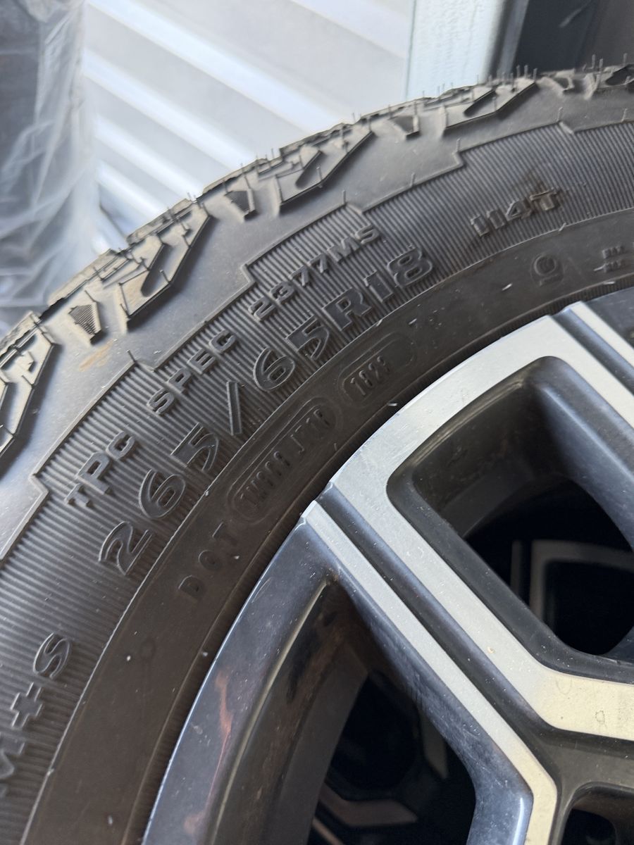 2025 Chevy Colorado Z71 takeoff wheels and tires