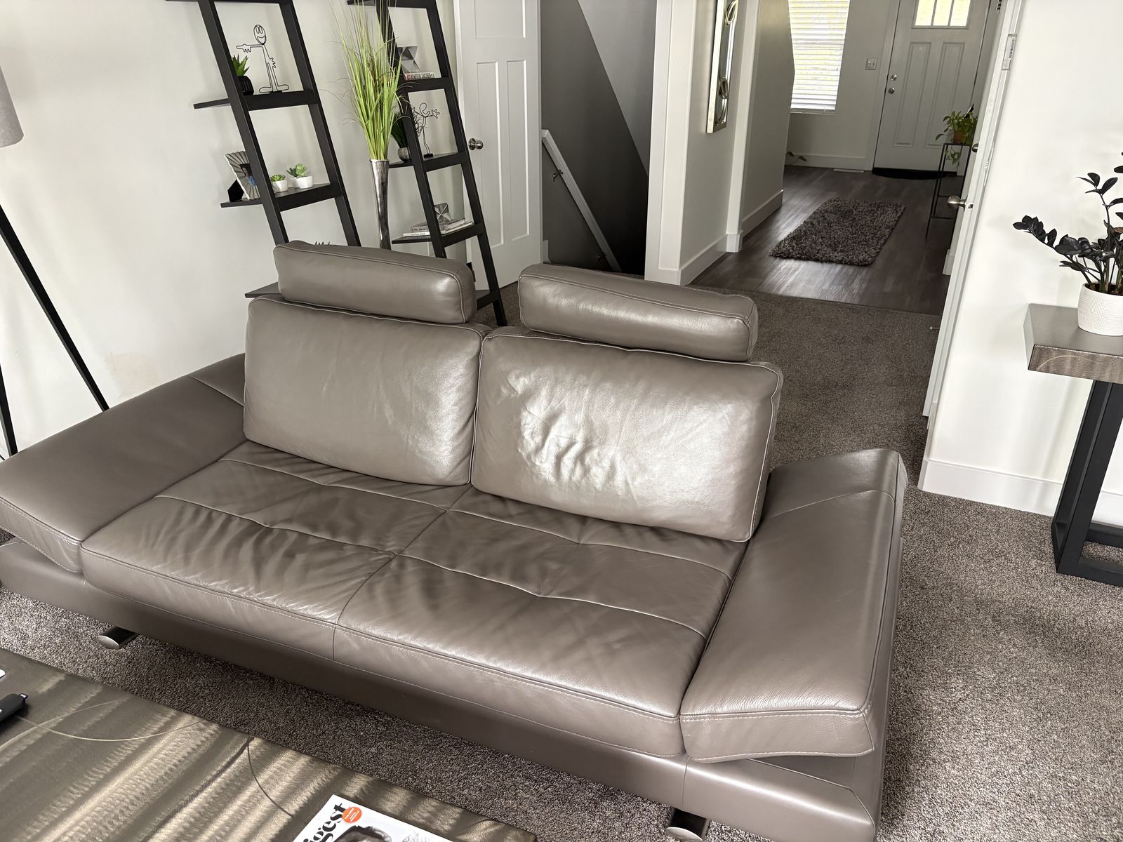 Contemporary Leather Sofa