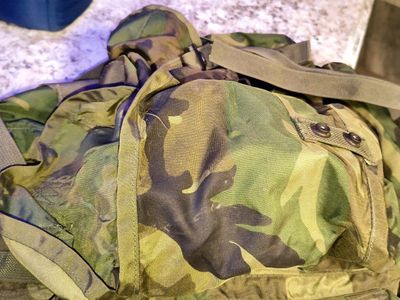Military Style Camo Backpack