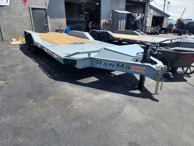 2026 RawMaxx 22' GTX Gravity Tilt 14K Flatbed Equipment Trailer