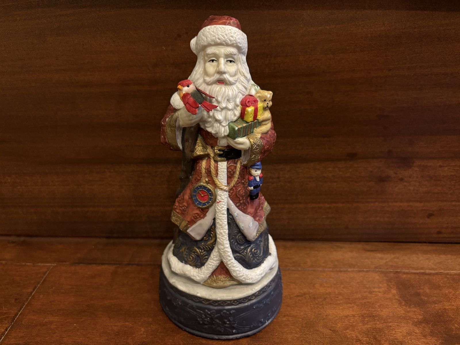 Ceramic Santa Claus Plays Joy To The World