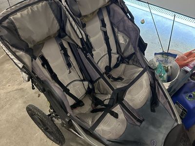 BOB Double Jogging Stroller Grey/Black