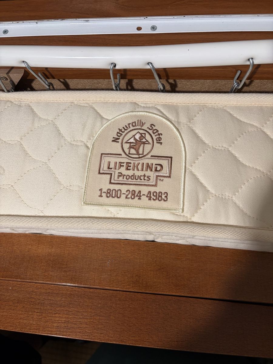 Baby crib and mattress