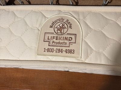 Baby crib and mattress