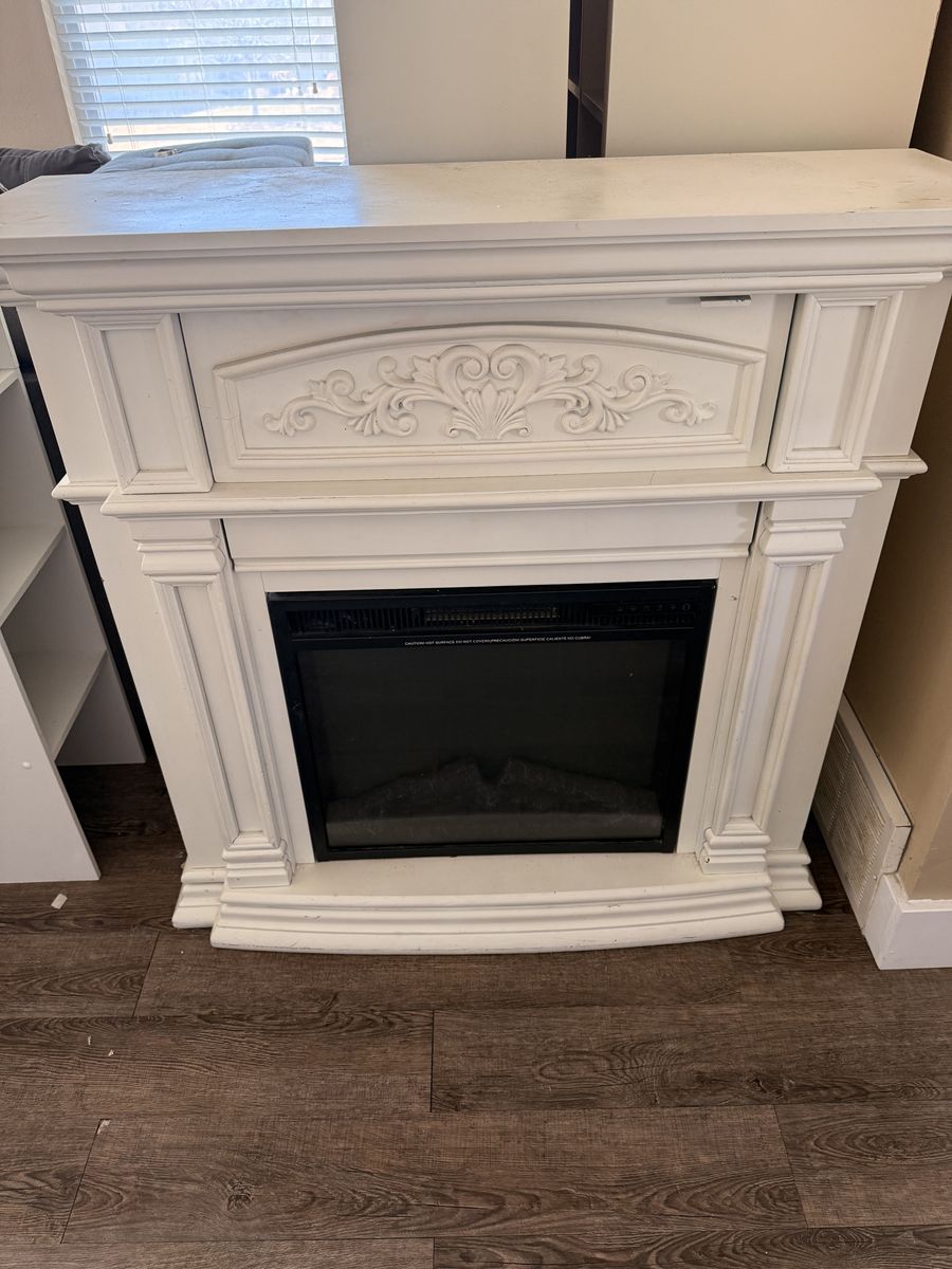 shelf With Fireplace