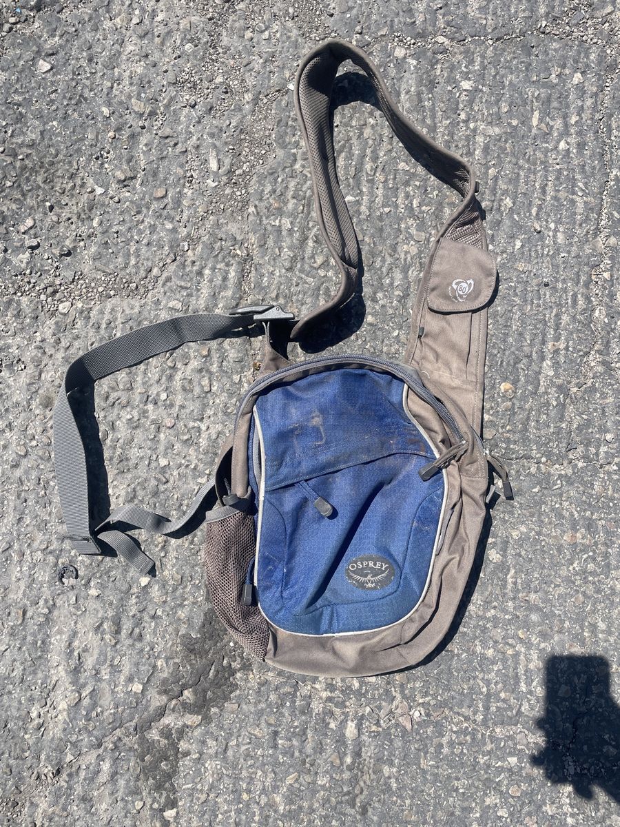 Osprey Blue/Grey Sling Backpack - Versatile Outdoor Bag