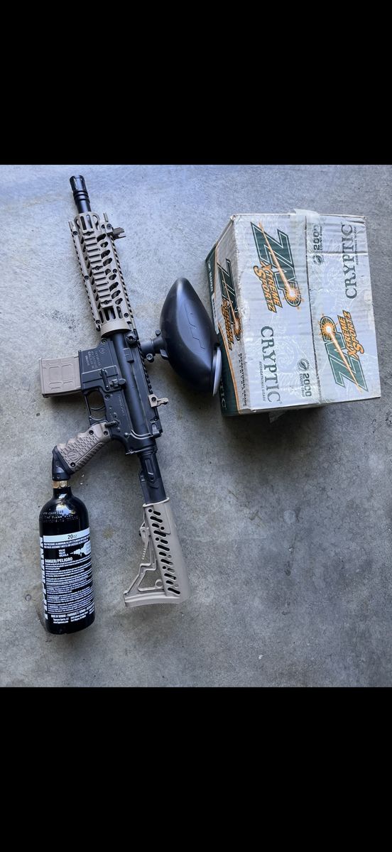 Paintball rifle 