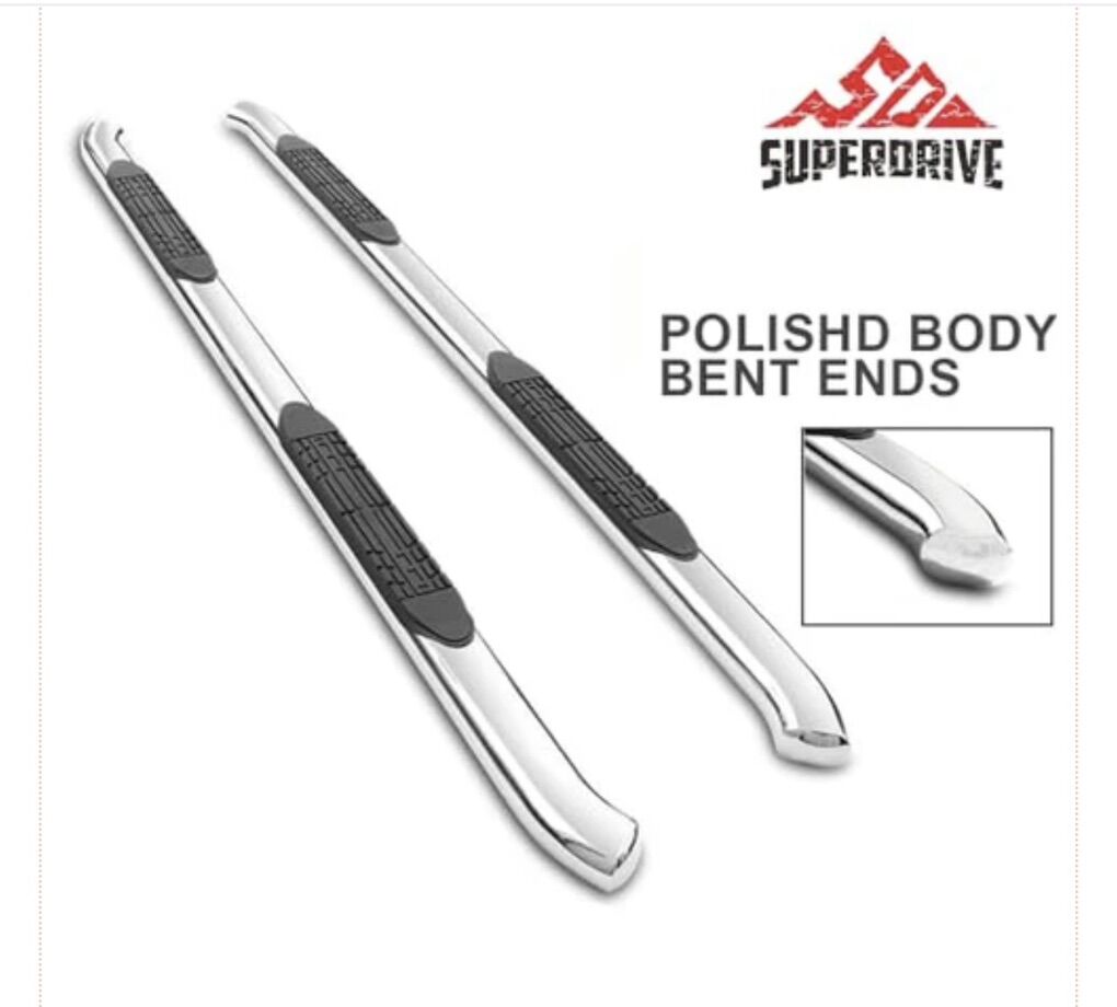 GMC 4in Curved Oval Running Boards