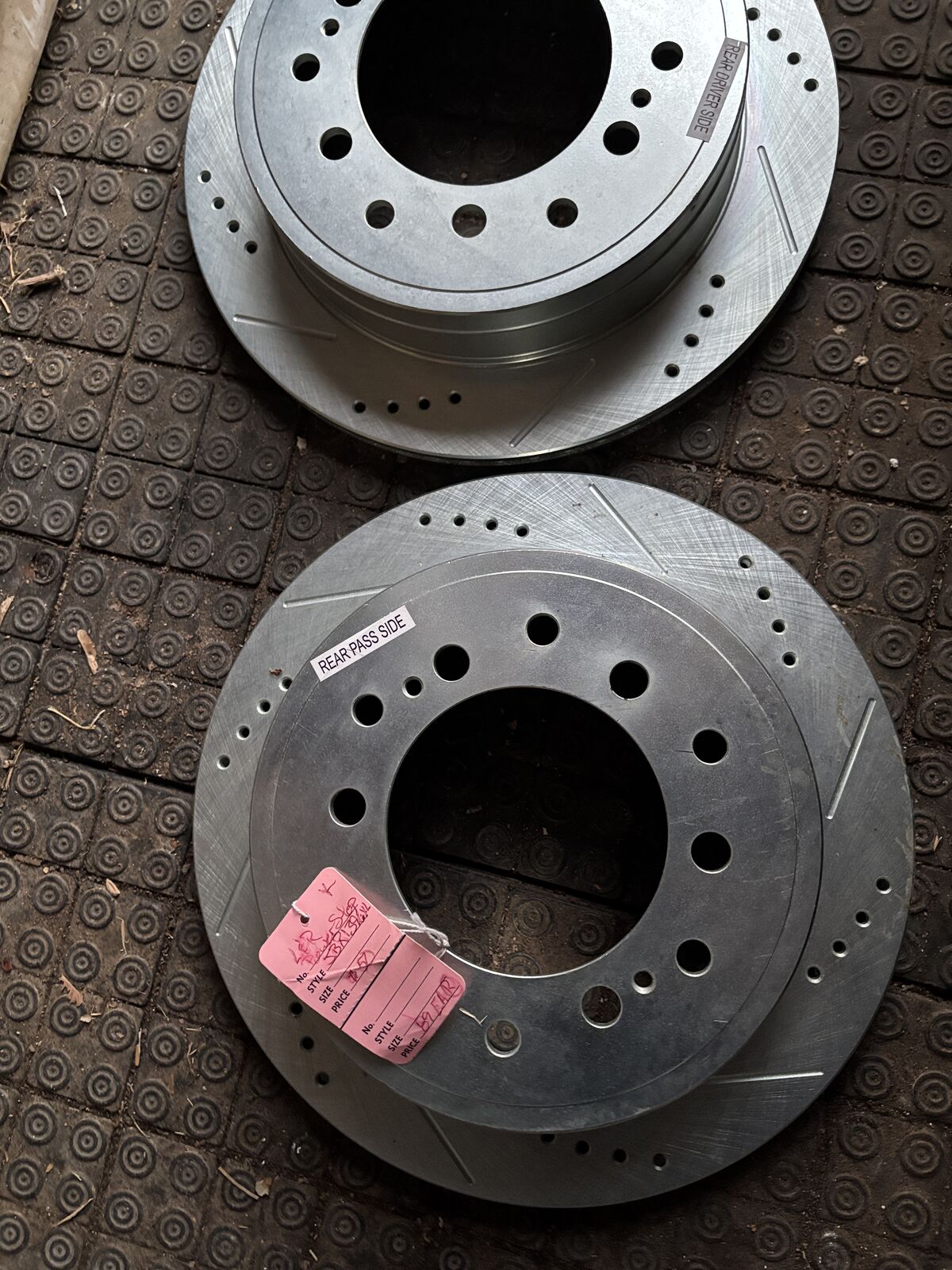 % Rotors PowerStop JBR1396 fits Rear 2010-2024 Lexus GX460, Toyota 4Runner – FJ Cruiser