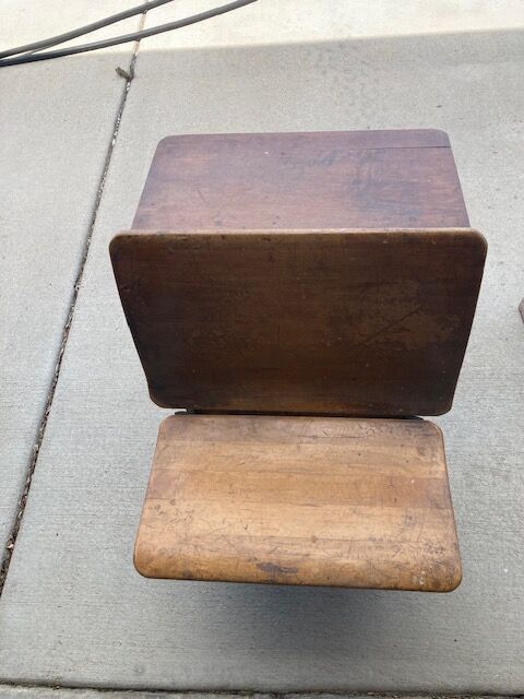 Antique school desk - $15