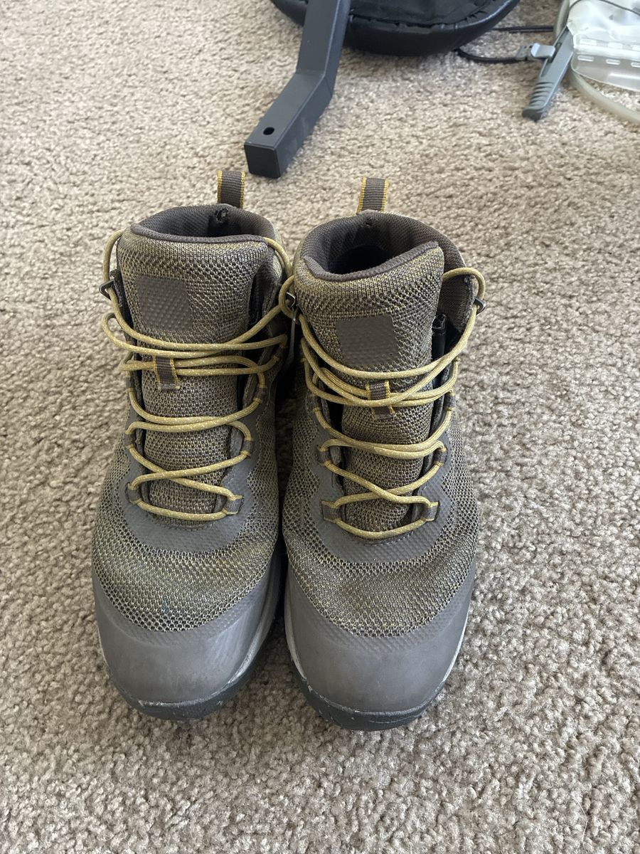 REI Co-op Waterproof Hiking Boots Brown Green Women's Size 9.5
