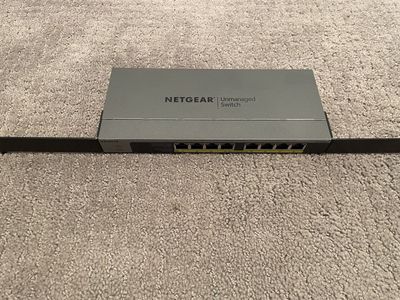 NETGEAR GS108LP 8-Port Gigabit Ethernet PoE+ Unmanaged Switch