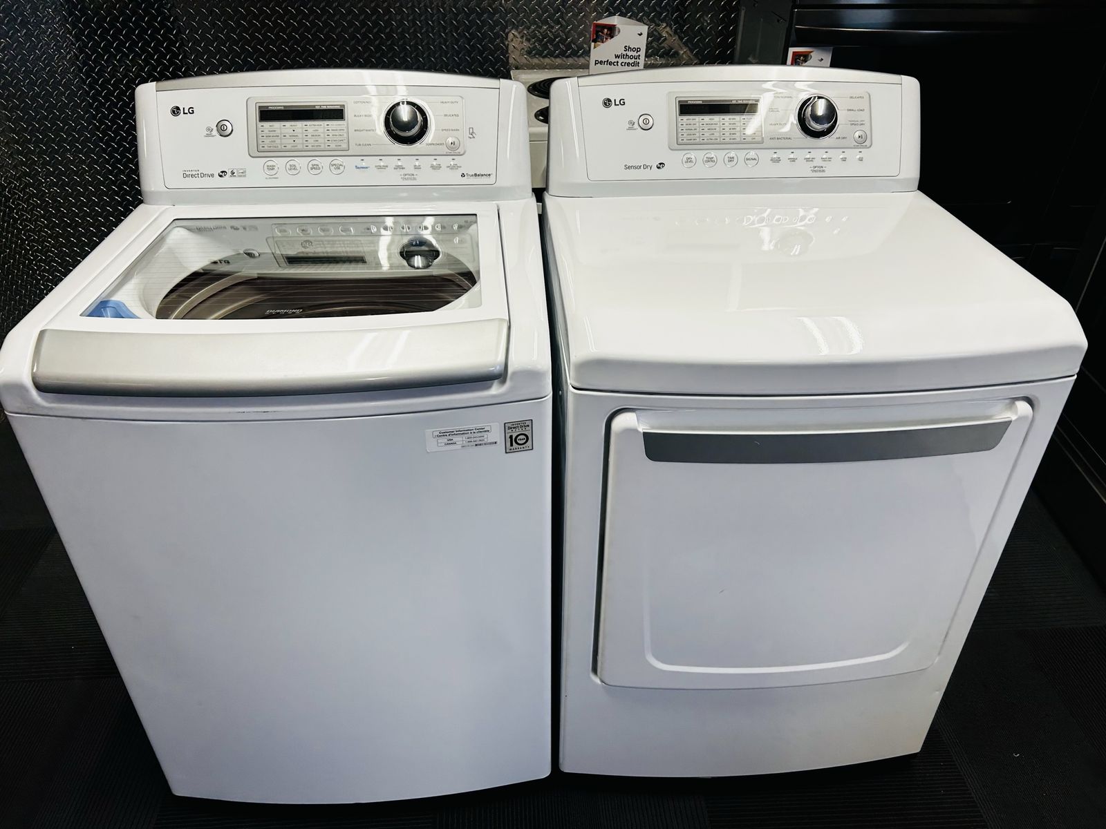 Lg Electric Top Load Set