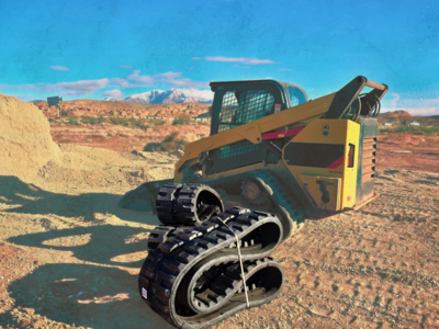 Rubber Tracks and Tires- Skid Steer and Mini Skid Track- Bobcat, Cat, Kubota, Cast, John Deere, JCB, New Holland