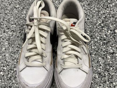 Nike Court Legacy Lift Sneakers - White/Black/Tan Women's Size 6