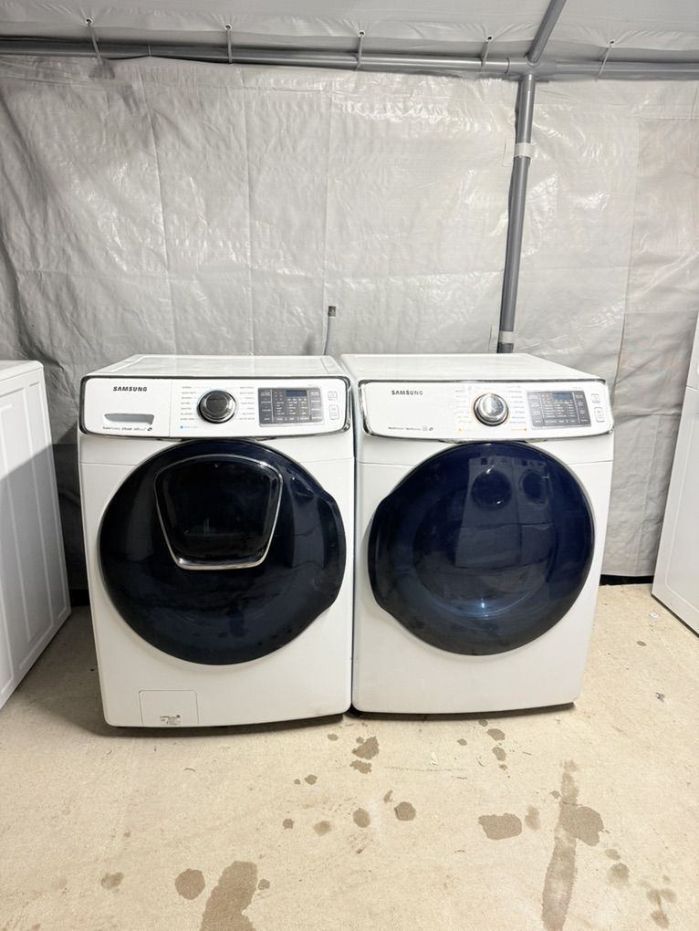 Samsung Washer And Electric Dryer Set
