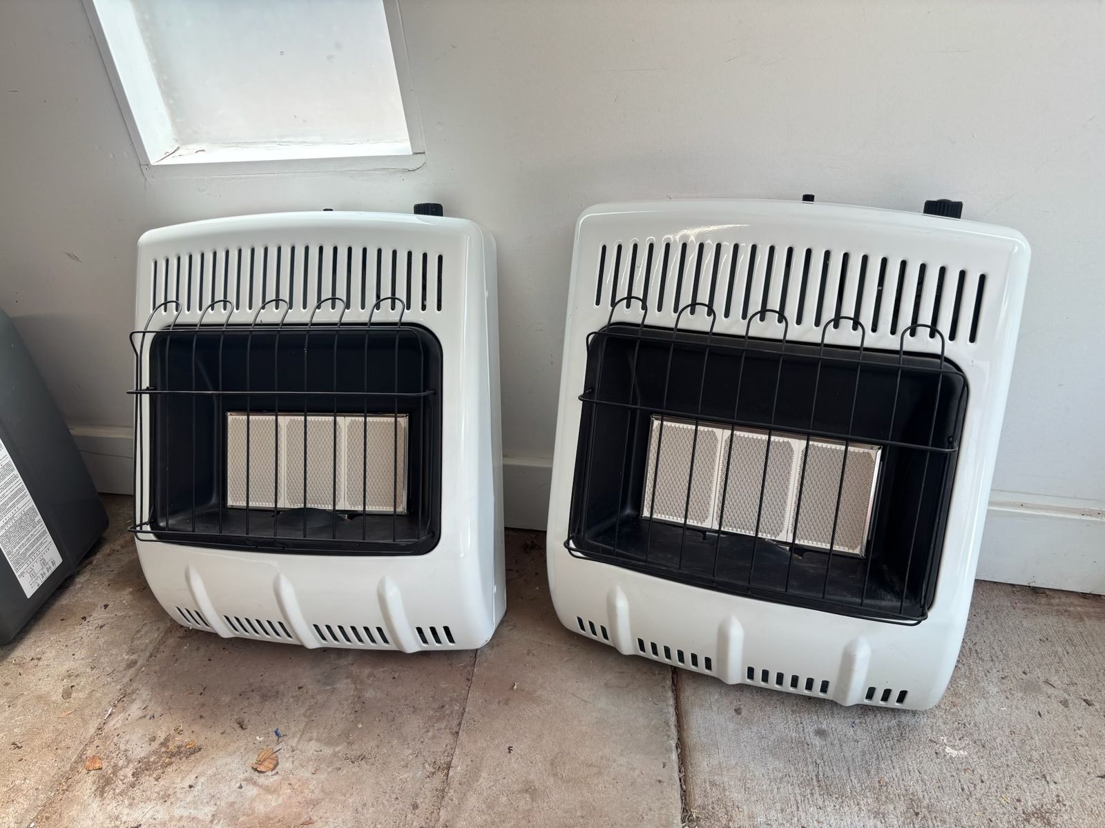 Pair of Mr. Heater 18,000 BTU LP Vent-Free Radiant Wall Heaters