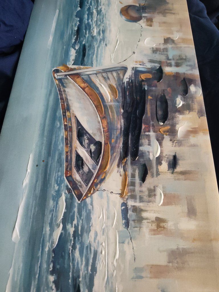 canoe painting