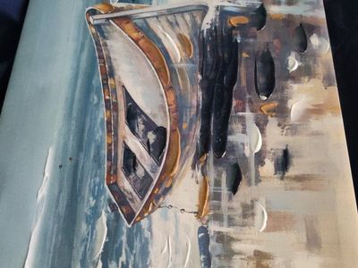 canoe painting