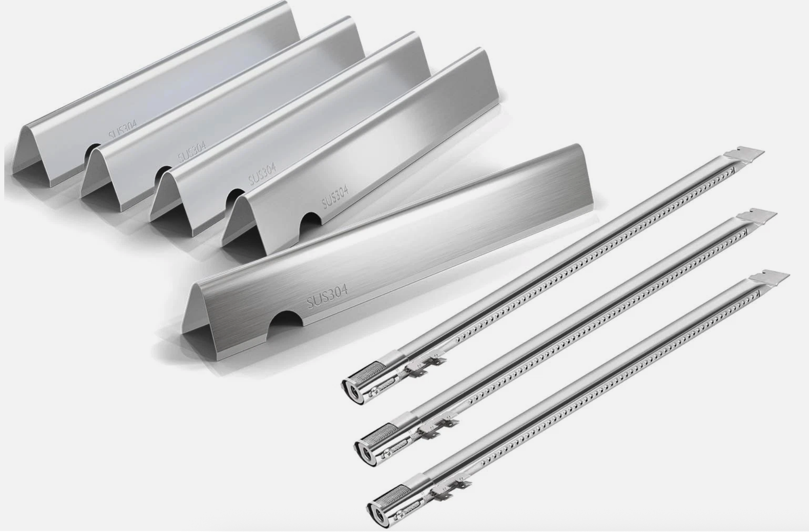 66795 Burner Tube & Flavorizer Bars Kit for Weber Genesis II 300 GS4 8PCS