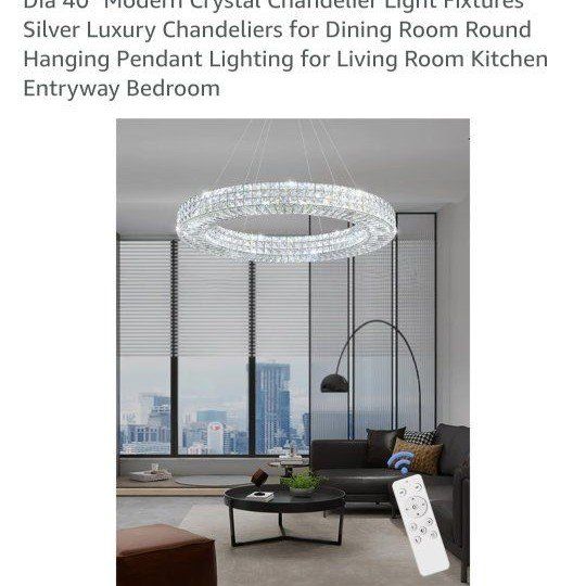 40" Crystal Chandelier