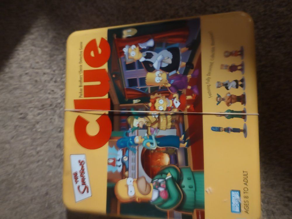 The Simpsons Clue Metal Box